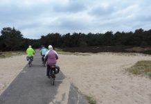 De vrolijke fietsers van Senioren Haaren
