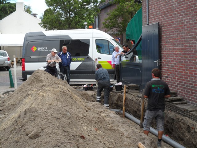 Stroomstoring door graafwerk in Westend Oisterwijk