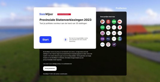 Doe nu nog even snel de Stemwijzer voor Provinciale Verkiezingen 2023