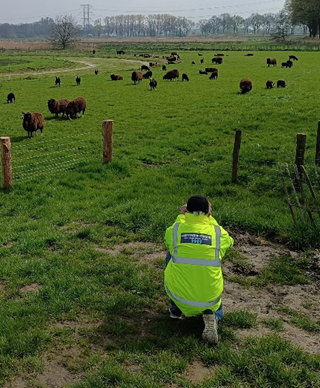 Buurtpreventie bezoekt het Broek Moergestel