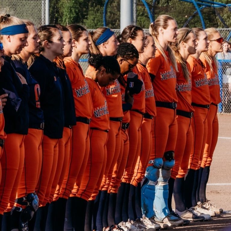 Nederlands Damesteam bij Roef! Softbal Moergestel