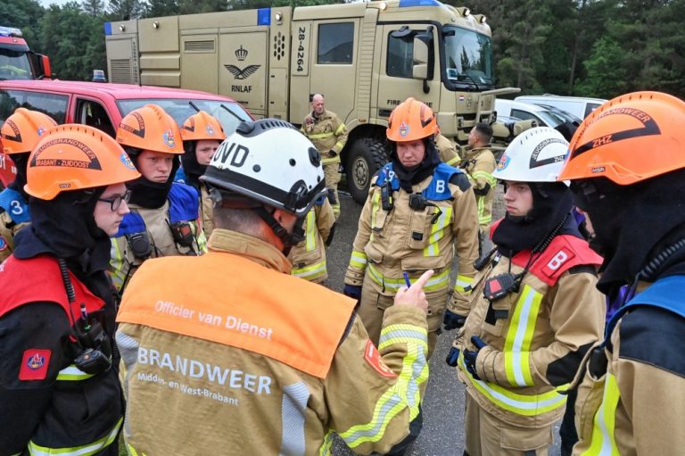 Jeugdbrandweer Oisterwijk mee naar grootste oefening ooit in Vught