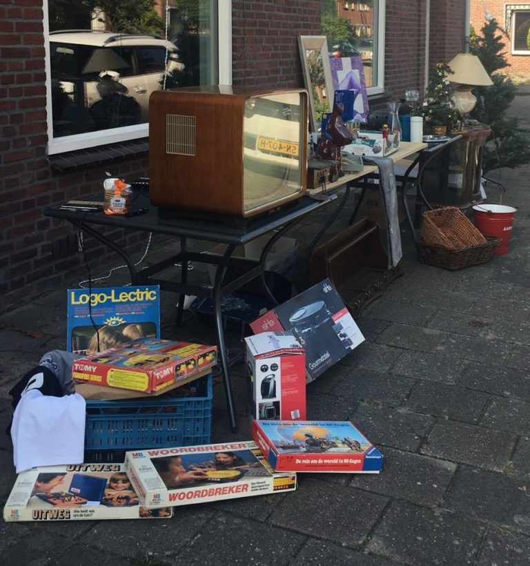 Binnenkort weer garagesale in Waterhoef Oisterwijk