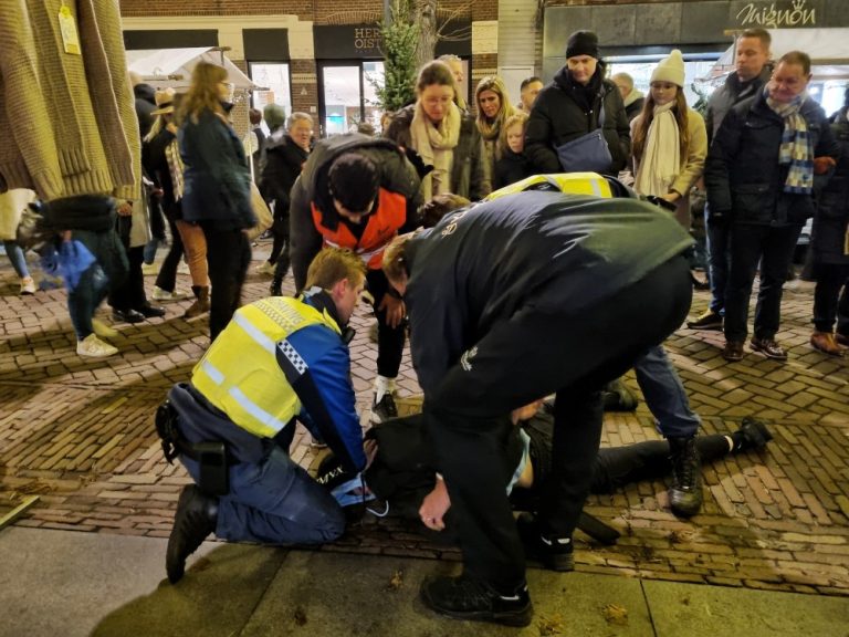Verwarde man aangehouden op wintermarkt in Oisterwijk