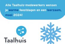 Taalhuis wenst u fijne feestdagen! *