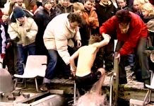 Beeldbank Oisterwijk: Nieuwjaarsduik en sponsorloop 2003