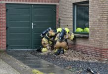 Brandweer naar gaslek in Oisterwijk