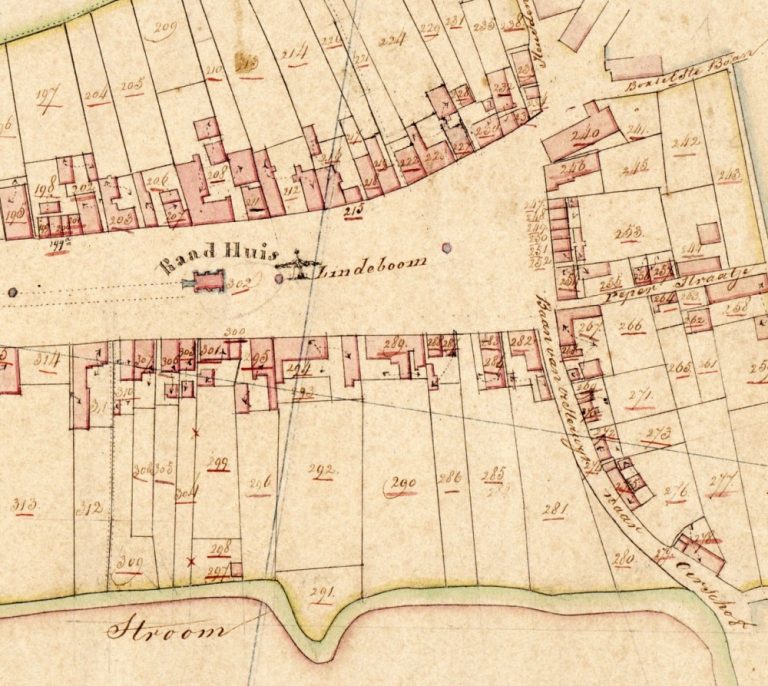 Marialinde staat als Lindeboom op oude kaart in nieuwe Kleine Meijerij