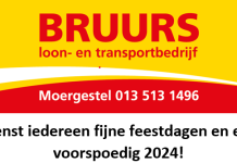 Bruurs loon- en transportbedrijf wenst u een fijne feestdagen! *