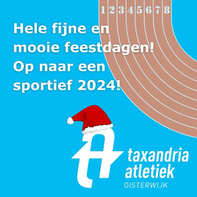 Taxandria Atletiek wenst u fijne feestdagen! *