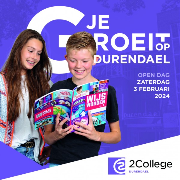 Kom naar de Open Dag op zaterdag 3 februari! *