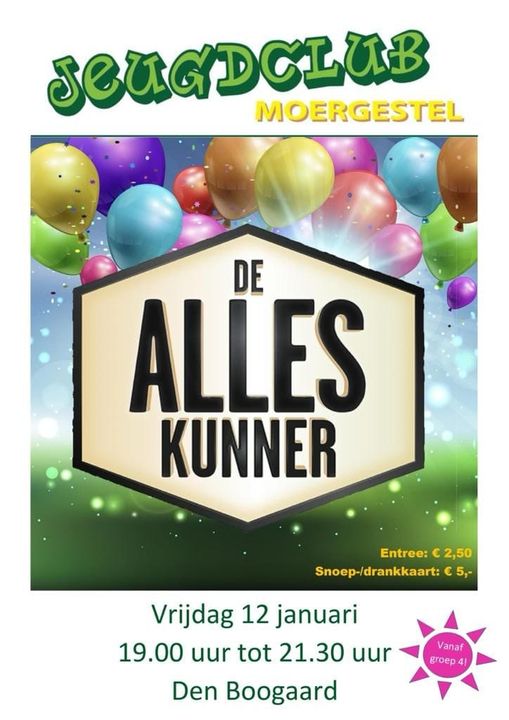 Jeugdclub Moergestel gaat op zoek naar de Alleskunner