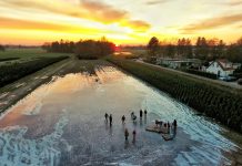 Schaatsplezier in Moergestel