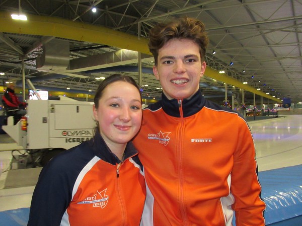 Eremetaal voor schaatsers Moergestelse schaatsclub