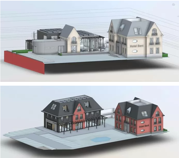 Er komt wat heldere lucht boven bouw Hotel Bent