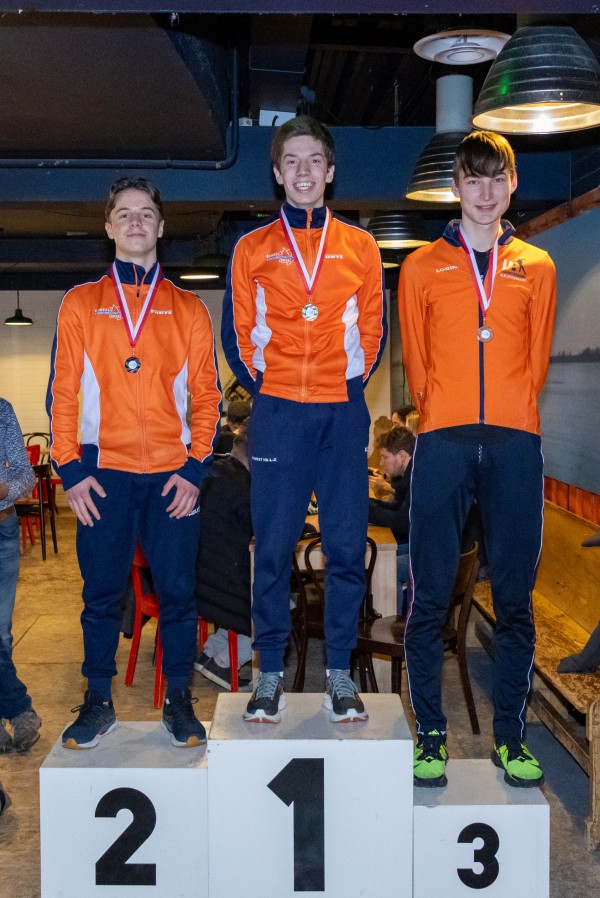 Thomas van Berkel Zuid-Nederlands Kampioen 1500 meter