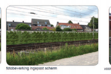 Geluidschermen en trillingen spoor Oisterwijk