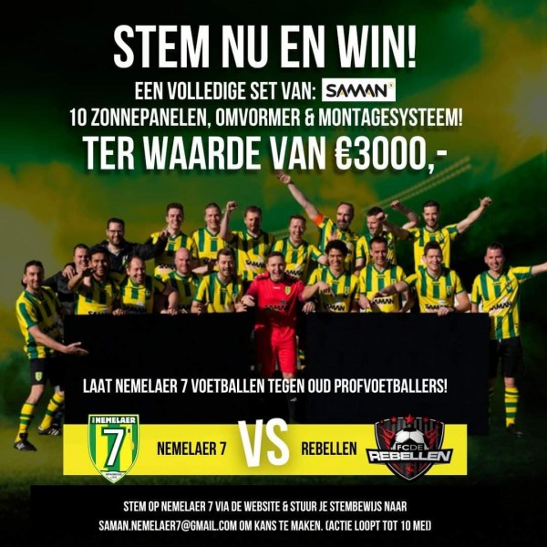 Stem en win actie voor tien zonnepanelen bij Nemelaer Haaren