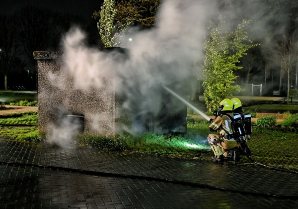 Brand transformatorhuisje zorgt voor stroomuitval in Oisterwijk (Update)
