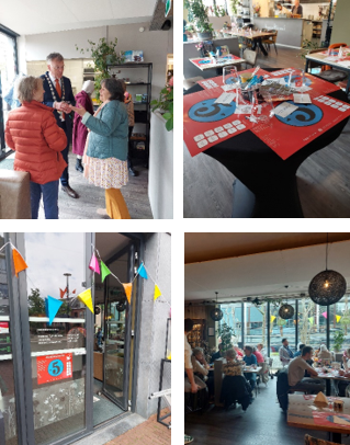 Gezellige drukte bij vrijheidssoep op het Lindeplein in Oisterwijk