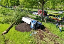 Gewonde bij ongeval met vrachtwagen op N65 bij Oisterwijk (Update)