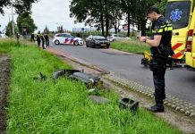 Ravage na aanrijding met scooter in Heukelom