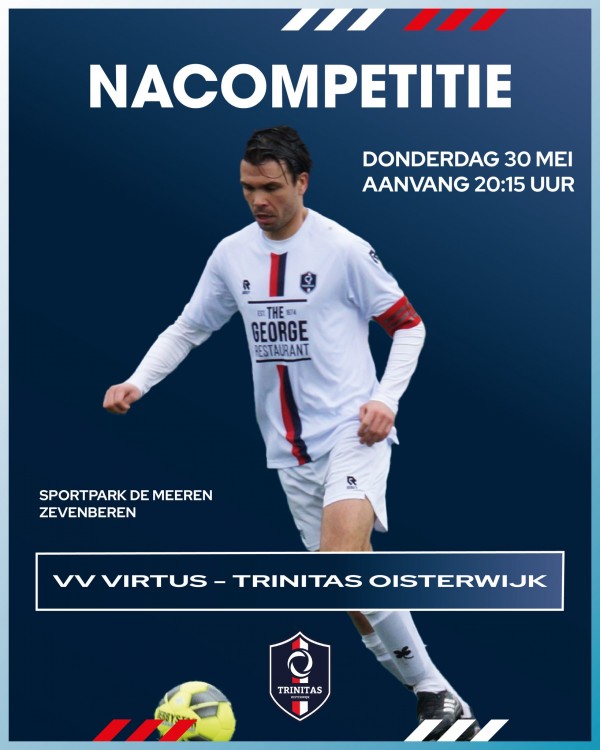 Trinitas Oisterwijk gaat naar de nacompetitie