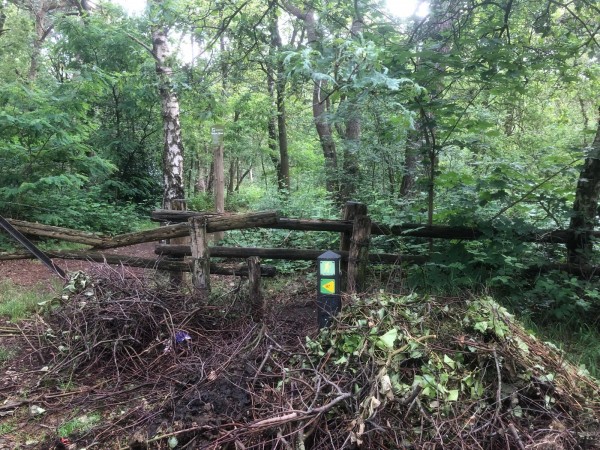 Dumping mest en snoeiafval