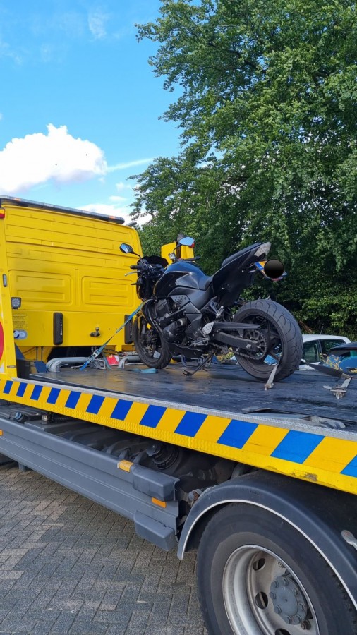 Motor in beslag genomen na achtervolging bij Moergestel