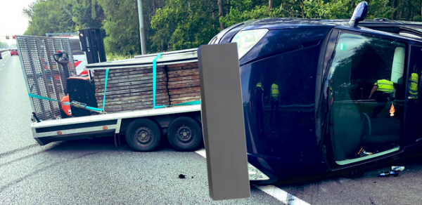 Mogelijk dronken bestuurder verlaat ongeval op A58 bij Moergestel