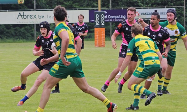 Eerste League wedstrijd ooit bij rugby Oysters Oisterwijk
