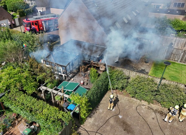 Grote brand in Haaren
