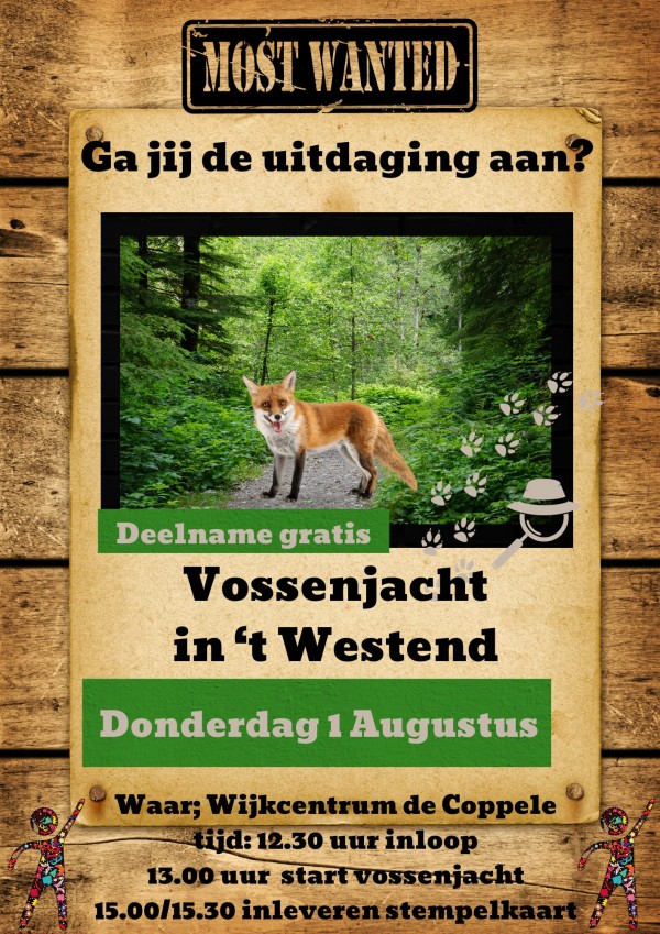 Deze donderdag vossenjacht in Westend Oisterwijk