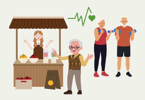 Gezondheidsmarkt en vitaliteitstest voor senioren 55+ in de gemeente Oisterwijk