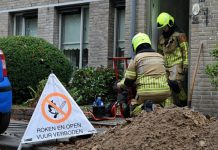 Gaslek bij werkzaamheden Pannenschuurlaan Oisterwijk
