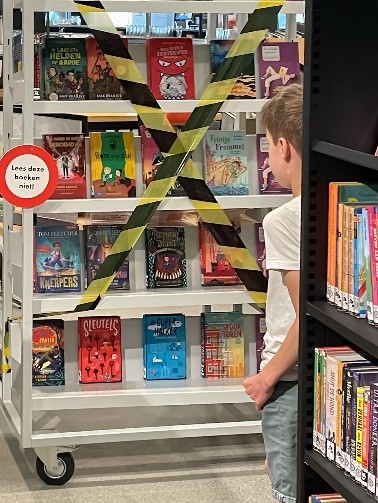 Verboden boeken voor kinderen in de Bibliotheek