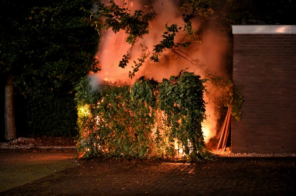 Brand in papiercontainer centrum Oisterwijk