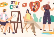 Schilderen en tekenen in wijkcentrum Waterhoef