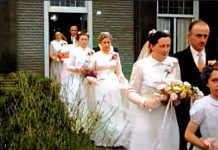 Maand van de Geschiedenis: Nu in zwart-wit én kleur: zesvoudige bruiloft Heukelom 1954 !