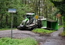 Dieplader verliest lading tussen Moergestel en Oisterwijk