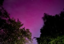 Noorderlicht te zien in Oisterwijk