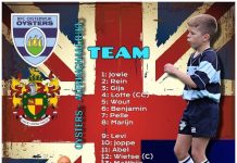 Vandaag speelt de jeugd van Oisterwijk Oysters tegen Altrincham Grammar School