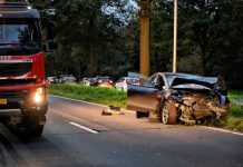 Ernstig ongeval en lange files N65 bij Oisterwijk