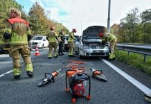 Demonstratie hulpdiensten bij Jongerencentrum Oisterwijk