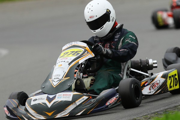 Lukas van den Heijkant pakt eerste zege in GK4 Kart Series