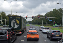 File op N65 bij Haaren na aanrijding met letsel