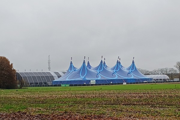 Festival weekend in Haaren in opbouw