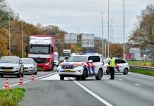A58 bij Moergestel deels gesloten na ongeval