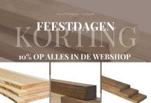 Korting op hout voor de december klussers *