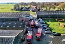 Brandweer Oisterwijk naar woningbrand Hilvarenbeek